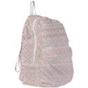 Boho Tan Lace Foldable Lightweight Backpack View3