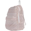 Boho Tan Lace Foldable Lightweight Backpack View4