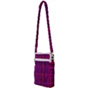 Fuchsia Madras Plaid Multi Function Travel Bag View2