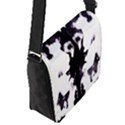 Rorschach Inkblot Pattern Flap Closure Messenger Bag (S) View2