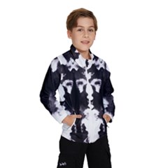 Rorschach Inkblot Pattern Kids  Windbreaker by SpinnyChairDesigns