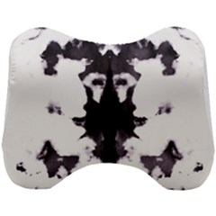 Rorschach Inkblot Pattern Head Support Cushion by SpinnyChairDesigns