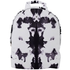 Rorschach Inkblot Pattern Mini Full Print Backpack by SpinnyChairDesigns