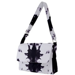 Rorschach Inkblot Pattern Full Print Messenger Bag (s) by SpinnyChairDesigns