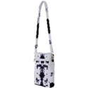 Rorschach Inkblot Pattern Multi Function Travel Bag View2