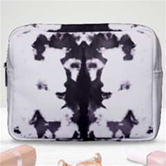 Rorschach Inkblot Pattern Make Up Pouch (large) by SpinnyChairDesigns