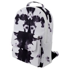 Rorschach Inkblot Pattern Flap Pocket Backpack (small) by SpinnyChairDesigns