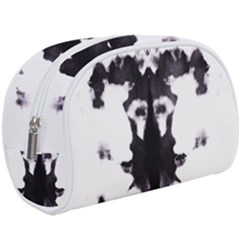 Rorschach Inkblot Pattern Makeup Case (large) by SpinnyChairDesigns