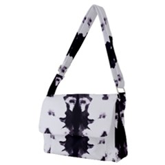 Rorschach Inkblot Pattern Full Print Messenger Bag (m) by SpinnyChairDesigns