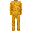 Mustard Yellow Monarch Butterflies OnePiece Jumpsuit (Men)  View1