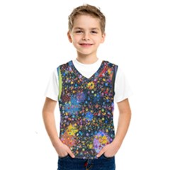 Abstract Paint Splatters Kids  Sportswear by SpinnyChairDesigns