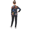 Abstract Paint Splatters Kids  Long Mesh Tee View2