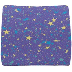 Starry Night Purple Seat Cushion by SpinnyChairDesigns