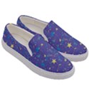 Starry Night Purple Men s Canvas Slip Ons View3