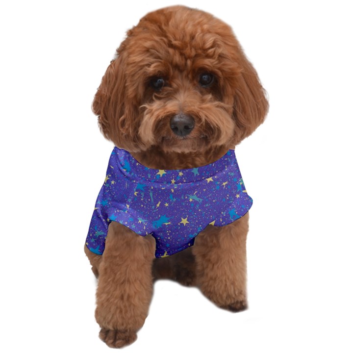 Starry Night Purple Dog T-Shirt