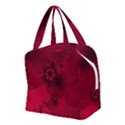 Scarlet Red Floral Print Boxy Hand Bag View2