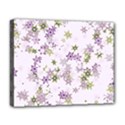 Purple Wildflower Print Deluxe Canvas 20  x 16  (Stretched) View1