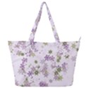 Purple Wildflower Print Full Print Shoulder Bag View1