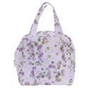 Purple Wildflower Print Boxy Hand Bag View1