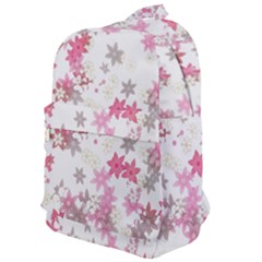 Pink Wildflower Print Classic Backpack by SpinnyChairDesigns