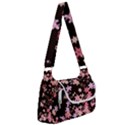 Pink Lilies on Black Multipack Bag View1