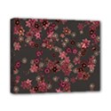 Pink Wine Floral Print Canvas 10  x 8  (Stretched) View1