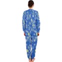 Yellow Flowers on Blue OnePiece Jumpsuit (Ladies)  View2