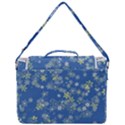 Yellow Flowers on Blue Box Up Messenger Bag View3