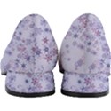 Pastel Purple Floral Pattern Women s Block Heels  View4