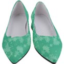 Biscay Green Floral Print Women s Block Heels  View1