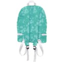 Biscay Green Floral Print Zip Bottom Backpack View3