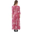 Blush Pink Floral Print Button Up Maxi Dress View2