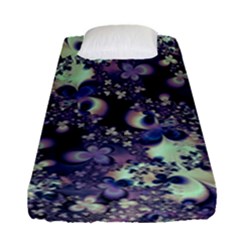 Abstract Floral Art Print Fitted Sheet (single Size)