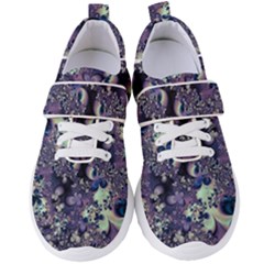 Abstract Floral Art Print Women s Velcro Strap Shoes by SpinnyChairDesigns