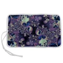 Abstract Floral Art Print Pen Storage Case (m)