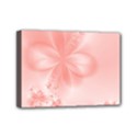 Pastel Coral Floral Print Mini Canvas 7  x 5  (Stretched) View1