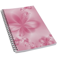 Blush Pink Floral Print 5 5  X 8 5  Notebook by SpinnyChairDesigns