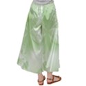 Tea Green Floral Print Satin Palazzo Pants View2