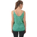 Biscay Green White Floral Print Chiffon Cami View2