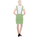 Spring Green White Floral Print Braces Suspender Skirt View2