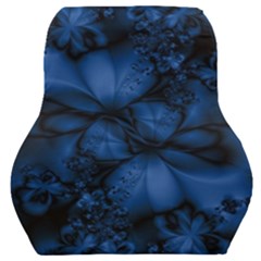 Dark Blue Abstract Pattern Car Seat Back Cushion 