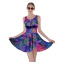 Abstract Floral Art Print Skater Dress View1