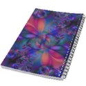 Abstract Floral Art Print 5.5  x 8.5  Notebook View2