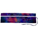 Abstract Floral Art Print Roll Up Canvas Pencil Holder (L) View2