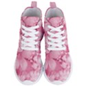 Blush Pink Watercolor Flowers Women s Lightweight High Top Sneakers View1