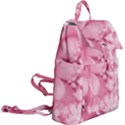 Blush Pink Watercolor Flowers Buckle Everyday Backpack View2