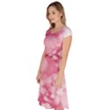 Blush Pink Watercolor Flowers Classic Short Sleeve Dress View2