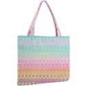 Boho Retro Pastel Floral Pattern Mini Tote Bag View2