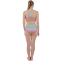 Boho Retro Pastel Floral Pattern Racer Back Bikini Set View2