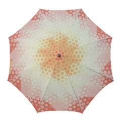 Abstract Floral Print Golf Umbrellas by SpinnyChairDesigns